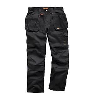 Scruffs Worker Plus Trouser Black - 36W 31L