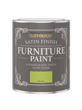 Rust-Oleum Satin Finish Furniture Paint In Key Lime - 750 Ml Tin
