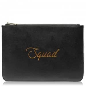 Uncut Dress Bridal Makeup Bag - Black Sq