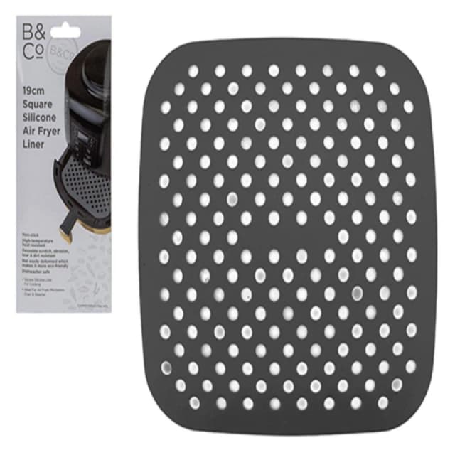 B and Co B and C Air Fryer Square Liner Square unisex 19x19cm