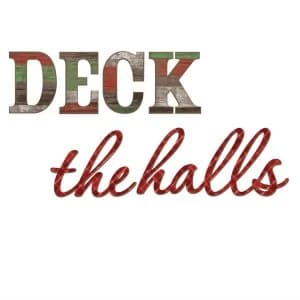 Fine Decor Wall Pops Deck the Halls Wall Sticker