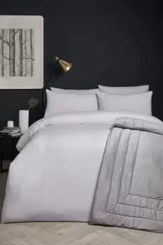 'Ravenna' Hotel Chic Geo Check Design Duvet Cover Set