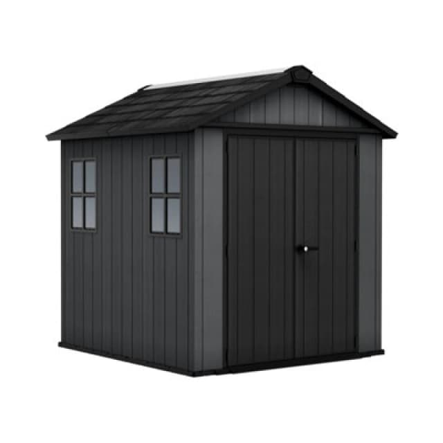 Keter Newton Plus Shed 7.5x7ft Grey KET260263 TBK85078 TBK85078