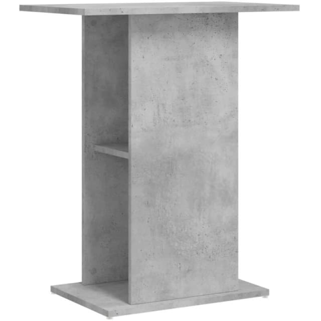 VIDAXL Vidaxl - Aquarium Stand Concrete Grey 60.5x36x72.5cm Engineered Wood 8720845418458