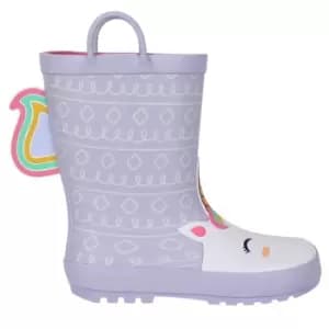Gelert Kids Print Wellingtons - Pink