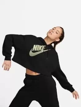 Nike Nsw Crop Hoodie, Black Size M Women
