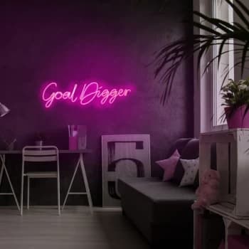 Goal Digger - Pink Pink Wall Lamp