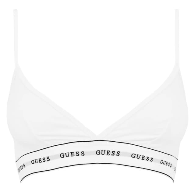 Guess Carrie Logo Bra - White White 8