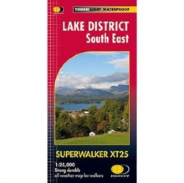 Lake District South East Sheet map, folded
