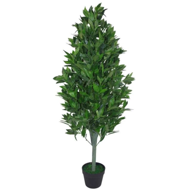 Leaf 120cm Leaf Realistic Artificial Bay Cone Laurel Topiary Green