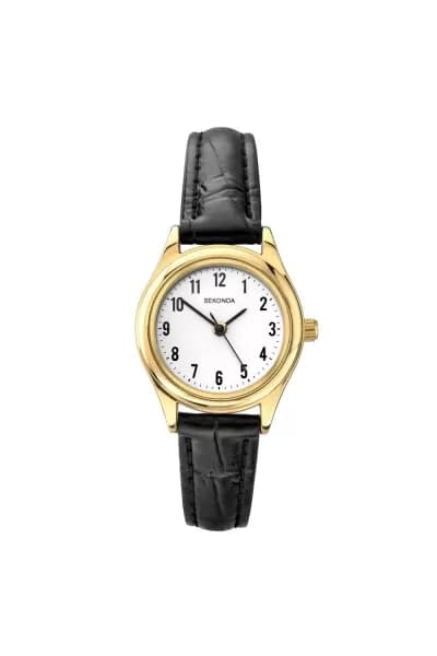 Plated Stainless Steel Classic Analogue Quartz Watch - 4493