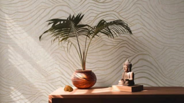 As Creation Bricoflor Non-Woven Wallpaper, Chinoiserie Wallpaper In Beige, Gold, Grey - 10,05 X 0,53 M