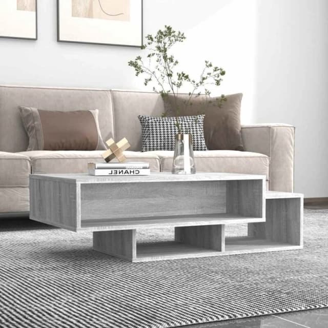VIDAXL Coffee Table Grey Sonoma 105x55x32cm Engineered Wood Vidaxl 8720286956595