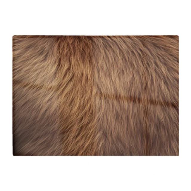 Warren Reed Designer Furry Brown Bear Chopping Board