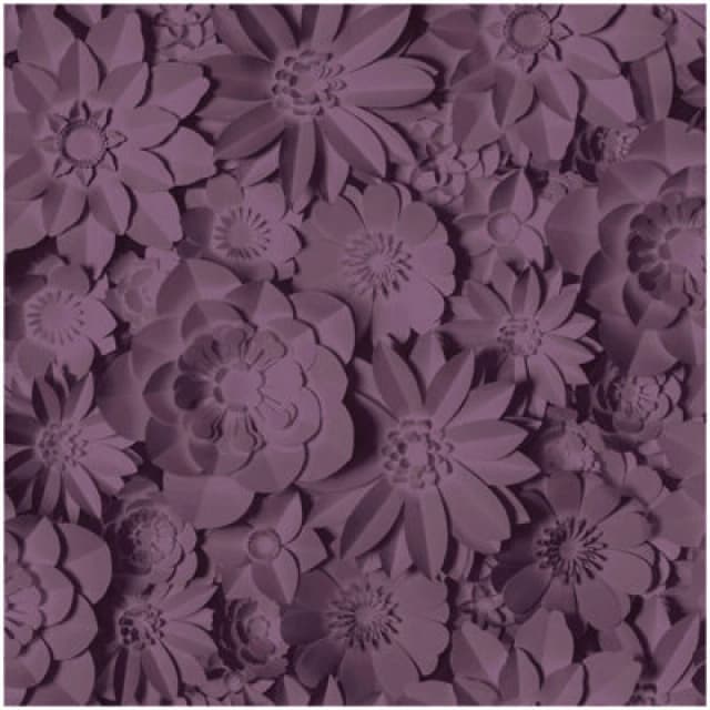 Yes-Online Fine Decor Dimensions Floral Purple Wallpaper Washable Peelable Paste The Paper