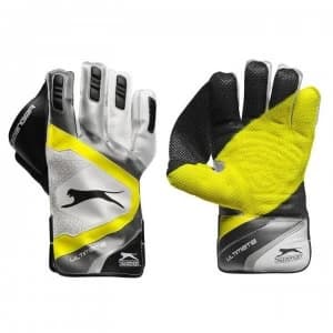 Slazenger Ultimate Flex Wicket Keeper Gloves Youths - Grey/Yellow
