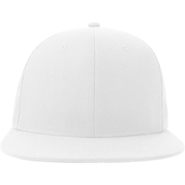 Atlantis Atlantis Men Mesh 6 Panel Trucker Cap in White White One Size Male 5063527148889