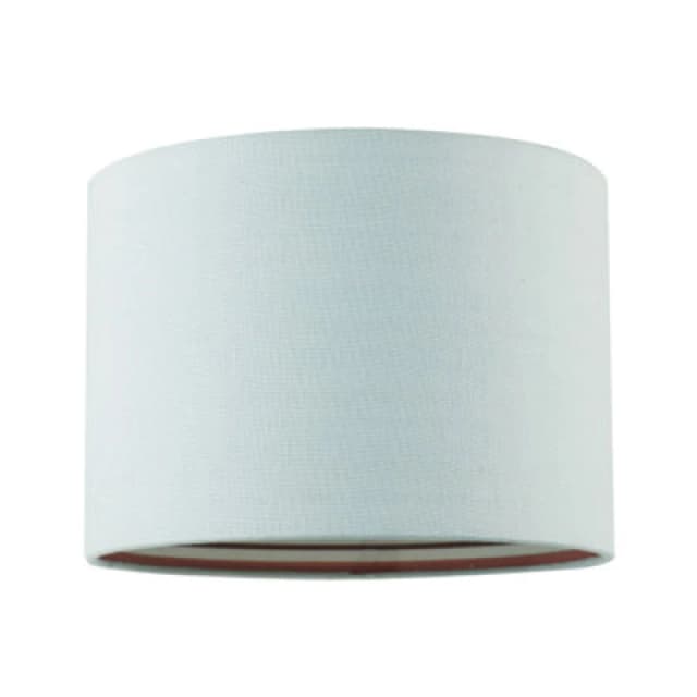 Happy Homewares Pale Duck Egg Linen Shade With Vibrant Colourful Inner Aztec Design