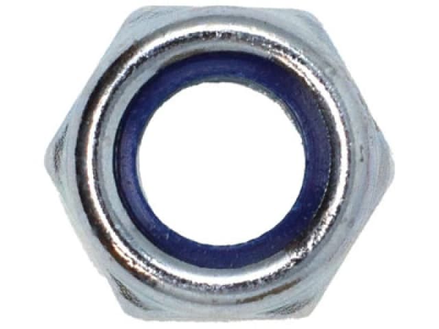 Metalmate Memnylocp08 Type P Nylon Insert Nut Zp M8 (Box 100) Memnylocp08