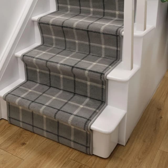 Homemaker Stair Runner - Maestro Check Design - Grey Runners 60x800cm Grey 40957002000