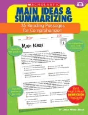 35 reading passages for comprehension main ideas and summarizing 35 reading