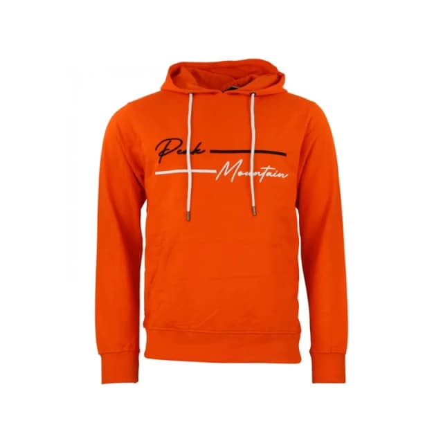 Cotton sweatshirt Peak Mountain French Terry Orange Male 2XL