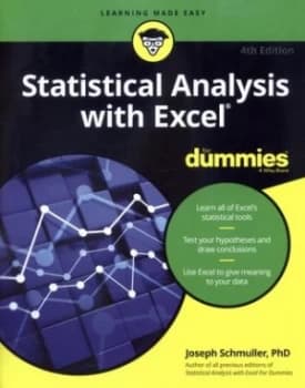 Statistical Analysis with Excel for Dummies by Joseph Schmuller Book