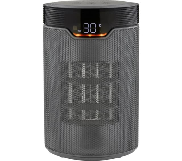 Morphy Richards HeatFlux 1500 W Hot & Cool Ceramic Fan Heater - Grey, Silver/Grey 5056765401977