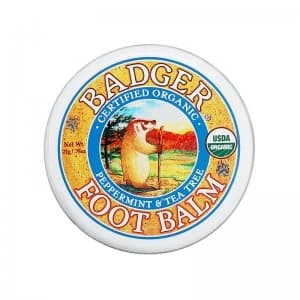 Badger Balm Mini Foot Balm for Hard Walking Feet 21g