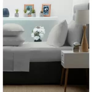 Belledorm 100% Cotton Percale 200 Thread Count Flat Sheet, Cloud, King/Super King