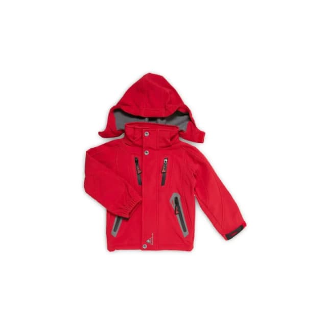 Peak Mountain Children's softshell jacket Peak Mountain Ecilo Rouge Male 8 ans ECILO/3-8/BG-ROUGE