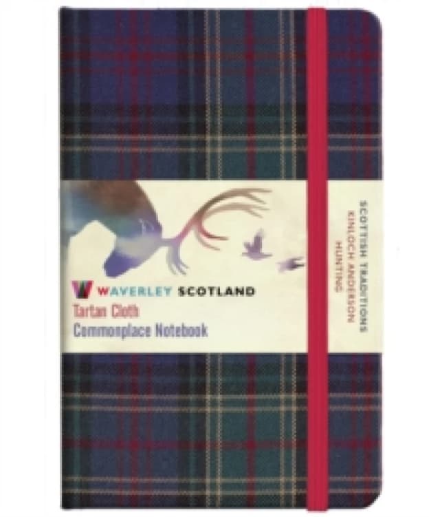 Waverley S.T. (M): Hunting Pocket Genuine Tartan Cloth Commonplace Notebook Hardback