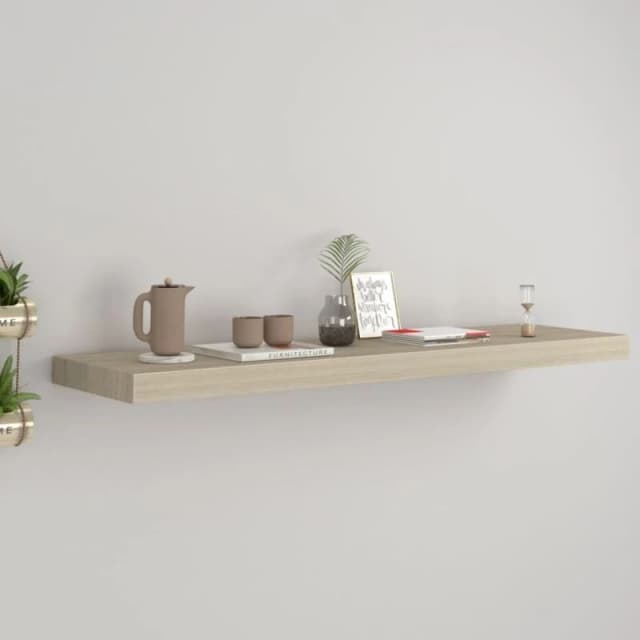 VIDAXL Floating Wall Shelf Oak 90x23.5x3.8cm mdf Vidaxl 8720286075111