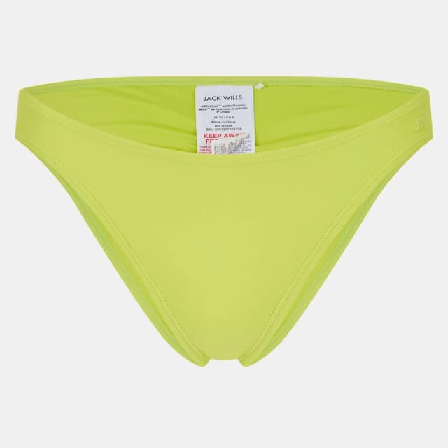 Jack Wills High Waist Tanga Pant - Green Green 8