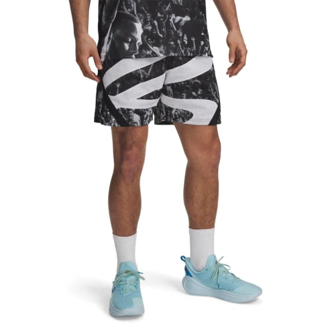 Under Armour Curry Signature Sub Basketball Shorts Mens Black/White male S