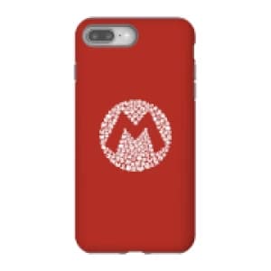 Nintendo Super Mario Mario Items Logo Phone Case - iPhone 8 Plus - Tough Case - Gloss