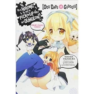 Is It Wrong to Try to Pick Up Girls in a Dungeon? FourPanel Comic Odd Days of Goddess