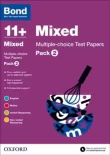Bond 11+: Mixed: Multiple-choice Test Papers : Pack 2
