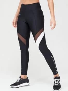 Urban Armor Gear HeatGear Sport Leggings - Black/White, Size S, Women