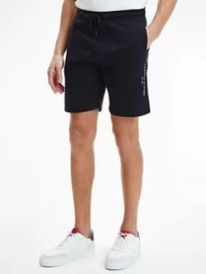 Tommy Hilfiger Tommy Logo Jersey Shorts, Desert Sky Size M Men