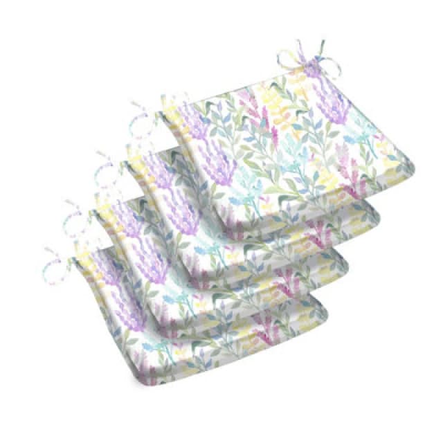 Luxury Living Meadow A Shape Seat Pad Set Of 4