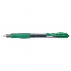 Pilot G207 Gel Retractable 0.7 Green Pack 12 31116PT