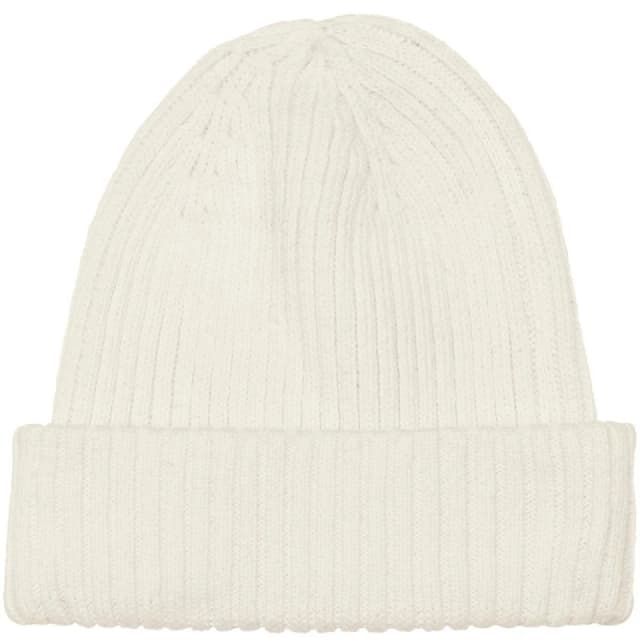 Native Spirit Mens Wide Cuff Beanie in Ivory Ivory Male One Size
