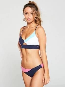 Tommy Hilfiger Bralette Bikini Top - Shocking Pink