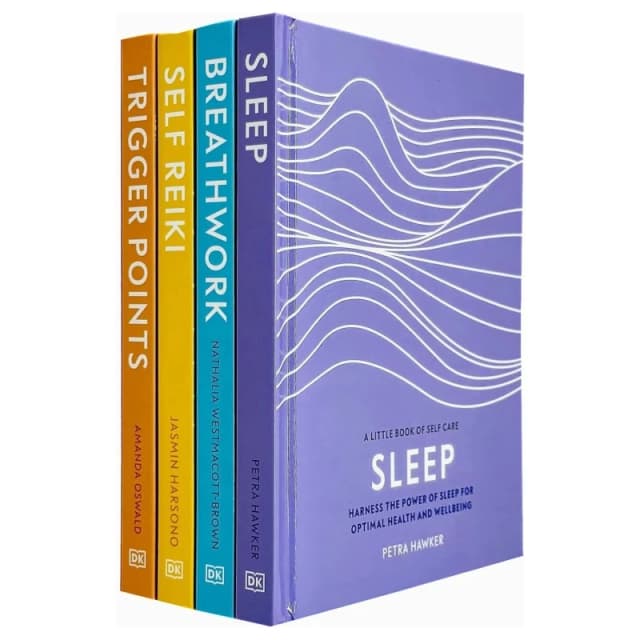A Little Book of Self Care Collection 4 Books Set (Sleep, Breathwork, Self Reiki & Trigger Points) By Petra Hawker PhD Petra Hawker PhD Books