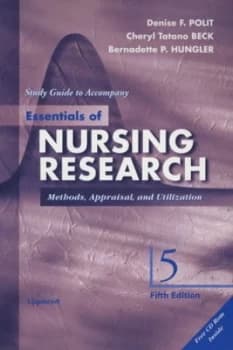 Essentials of Nursing Research Study Guide to Accompany Fifth Edition Paperback