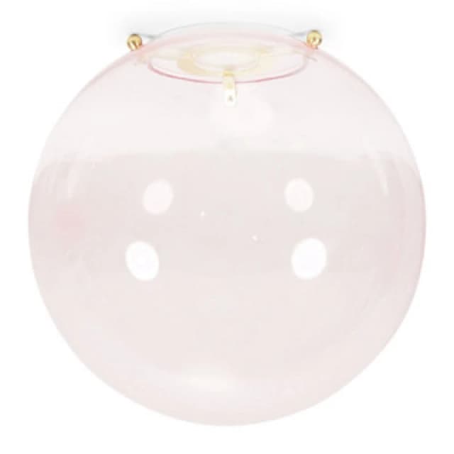 Brushed Gold and Pink Globe Easy Fit Shade