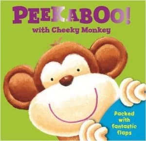 Peek a Boo with Cheeky Monkey Hardback