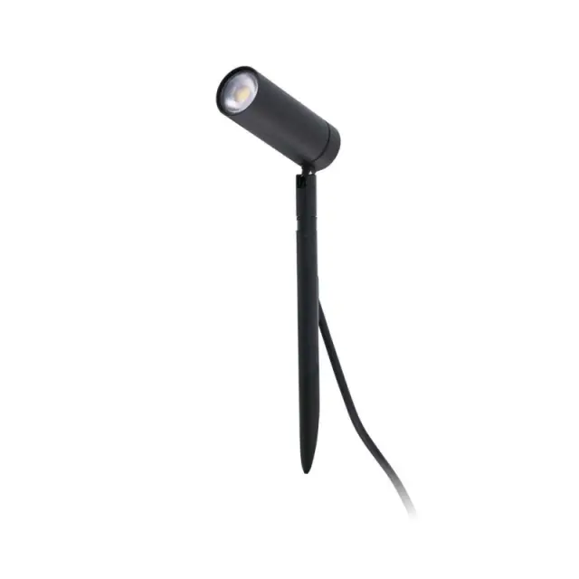 Netlighting Seth LED Outdoor Short Spike Light Black IP44 Black