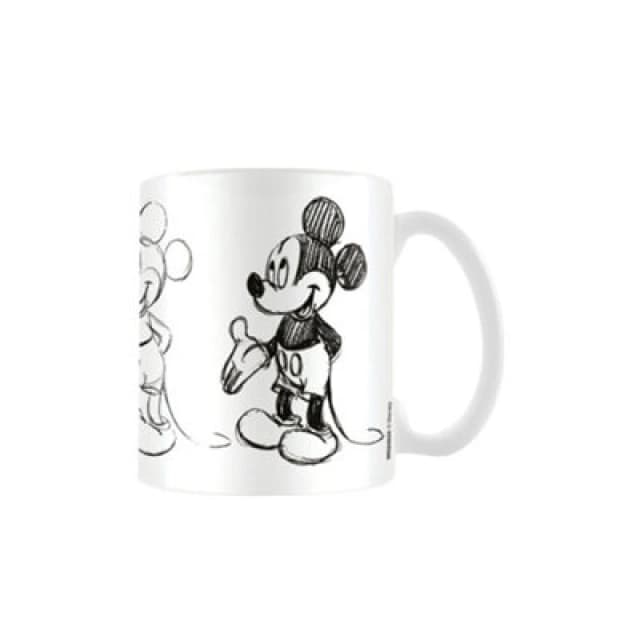 Disney Sketch Process Mickey Mouse Mug White unisex
